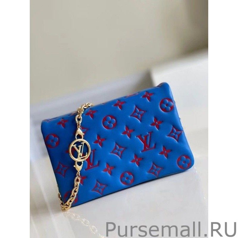 Blue Coussin Pochette Bag M80743