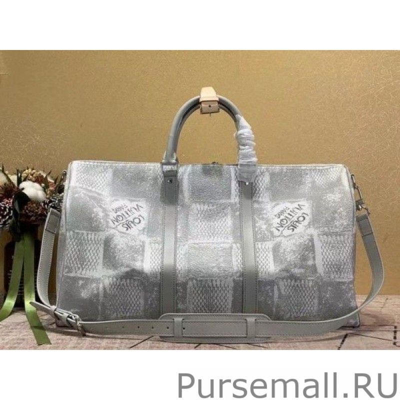 Keepall Bandouliere 50 Damier Salt N50069