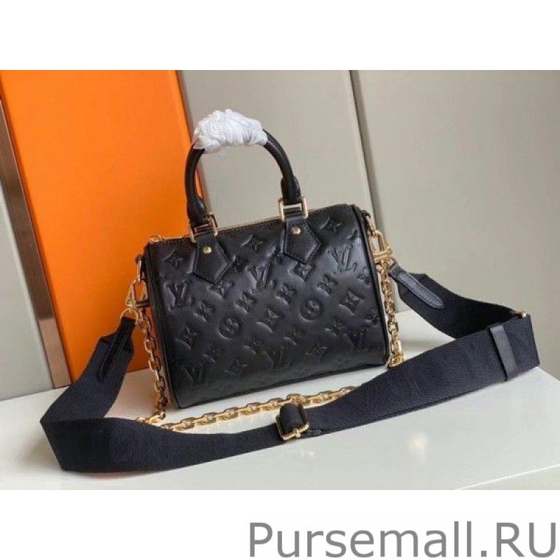 Speedy Bandouliere 22 Bag Monogram Lambskin M58631