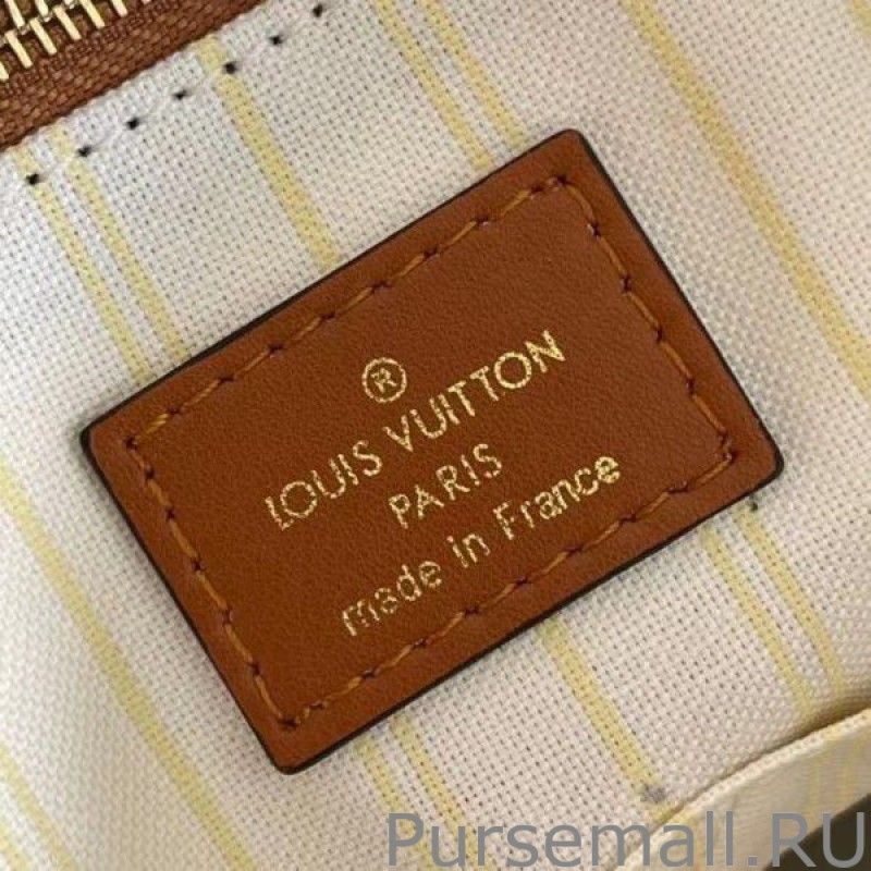 OnTheGo GM Bag In Raffia With Brown M57644