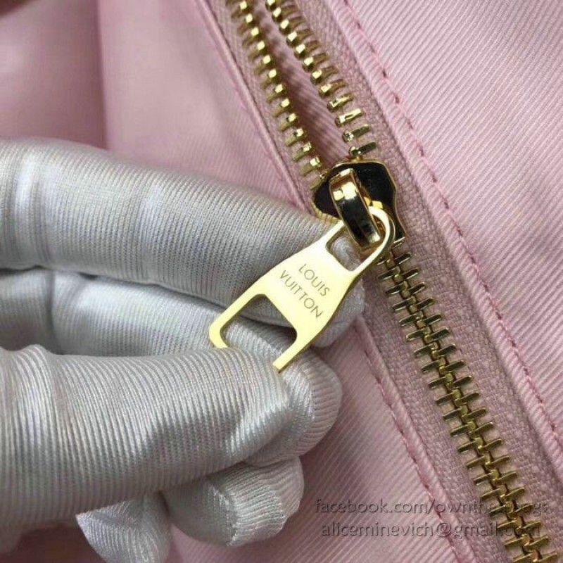 Graceful MM Damier Azur Canvas Rose Ballerine N42233