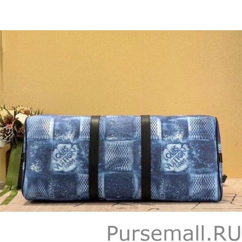 Keepall Bandouliere 50 Damier Salt N50059