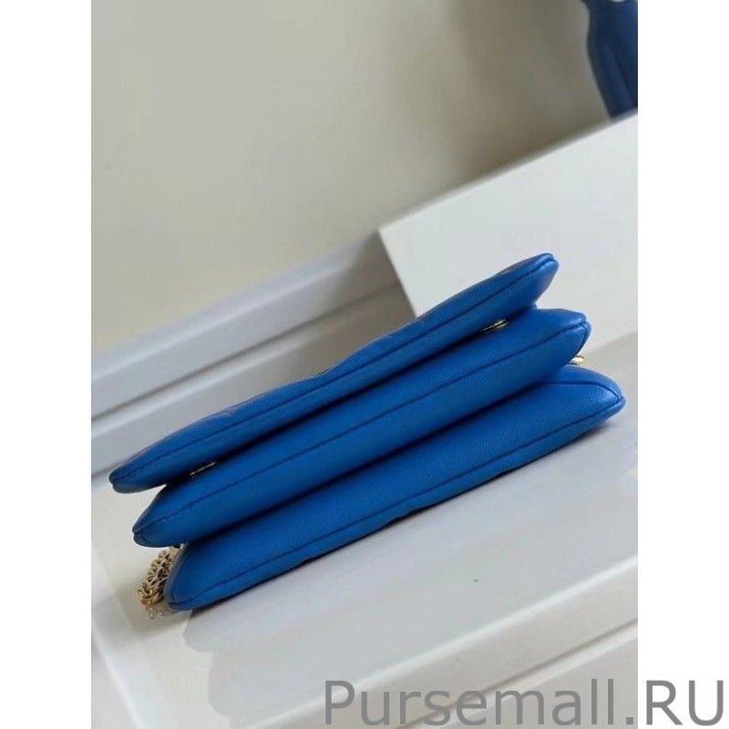 Blue Coussin Pochette Bag M80743