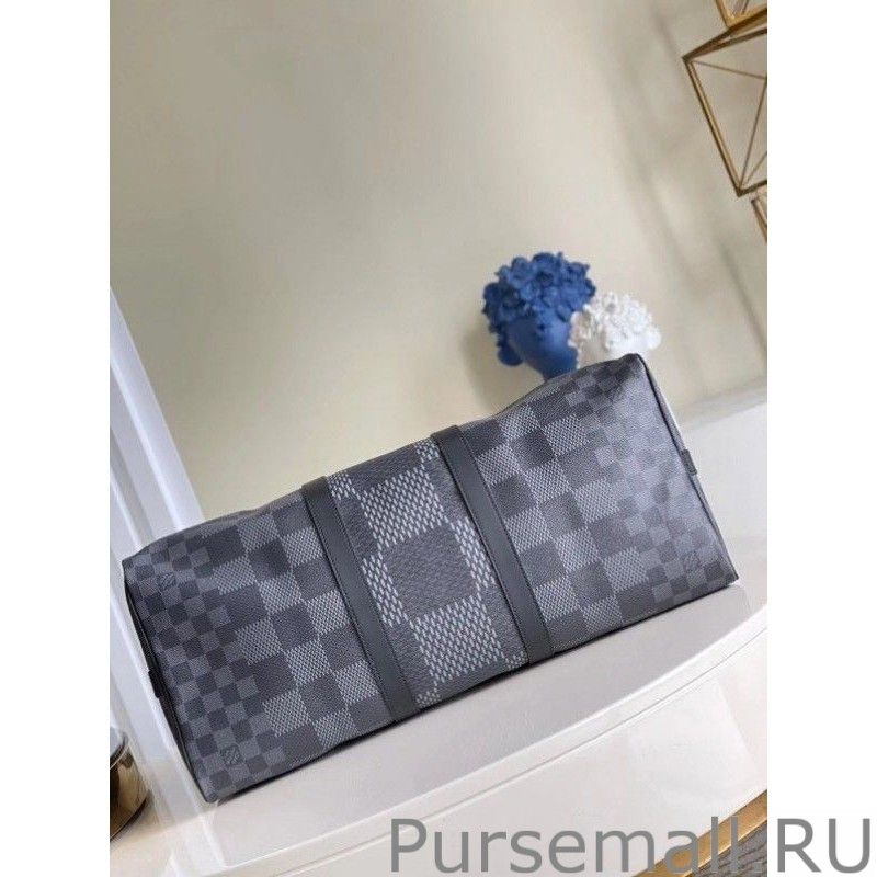 Keepall Bandouliere 50 Damier Graphite 3D N50016