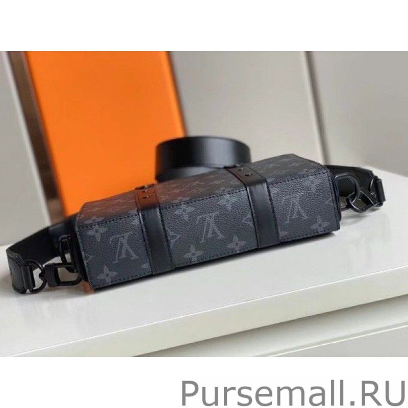 Trunk Messenger Bag Monogram Eclipse M45727