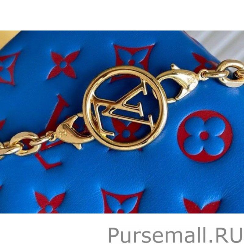 Blue Coussin Pochette Bag M80743