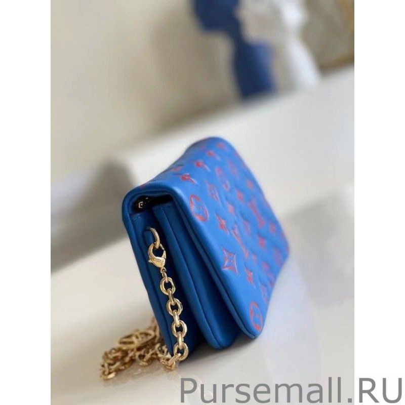 Blue Coussin Pochette Bag M80743