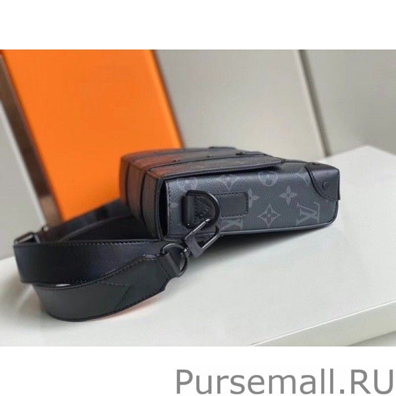 Trunk Messenger Bag Monogram Eclipse M45727