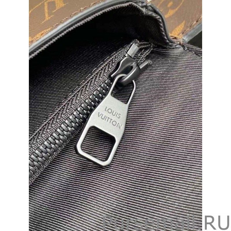 S Lock Sling Bag Monogram Macassar M45807