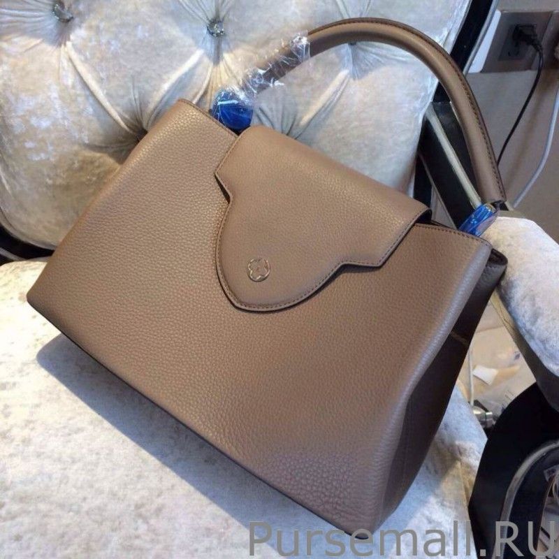 Taupe Capucines MM M94410