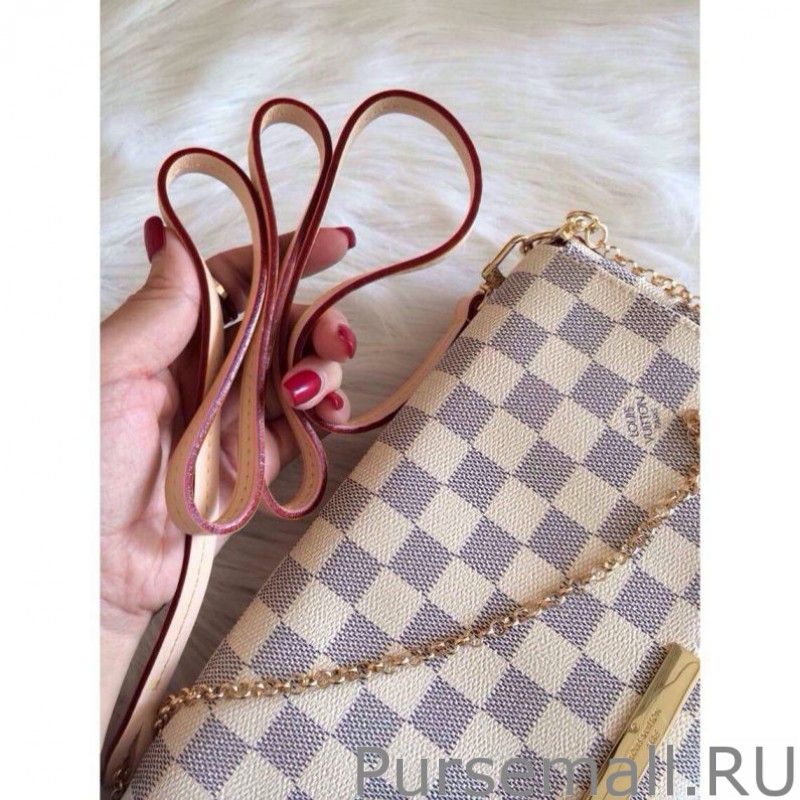 Favorite MM Damier Azur Canvas bag N41275