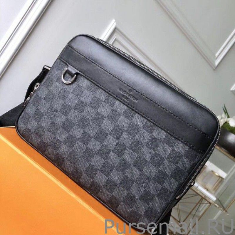 Trocadero Messenger NM PM Damier Graphite N40087
