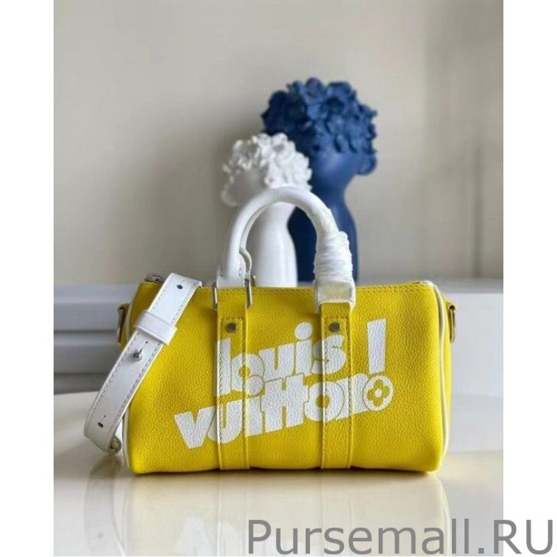 Keepall XS Bag In Yellow Leather M80842