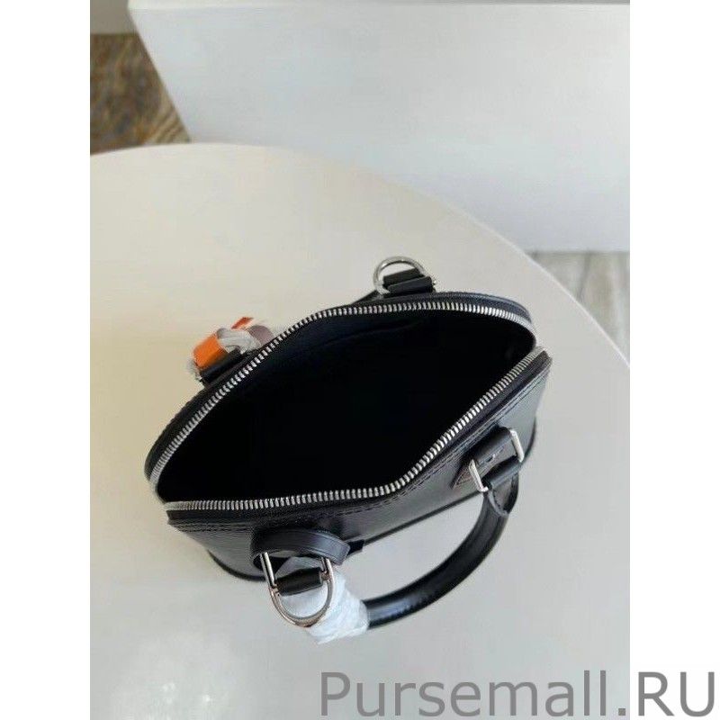 Epi Alma BB Bag With Jacquard Strap M59217