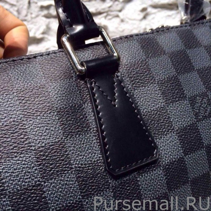 Porte-Documents Jour Damier Graphite N48224