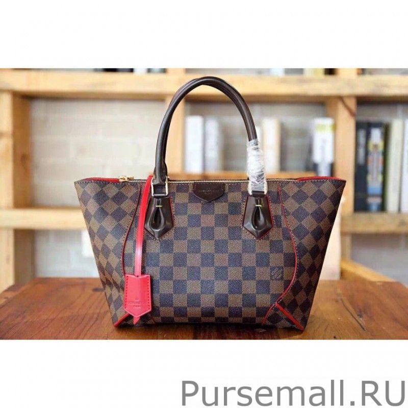 Caissa Tote PM Damier Ebene Canvas N41551