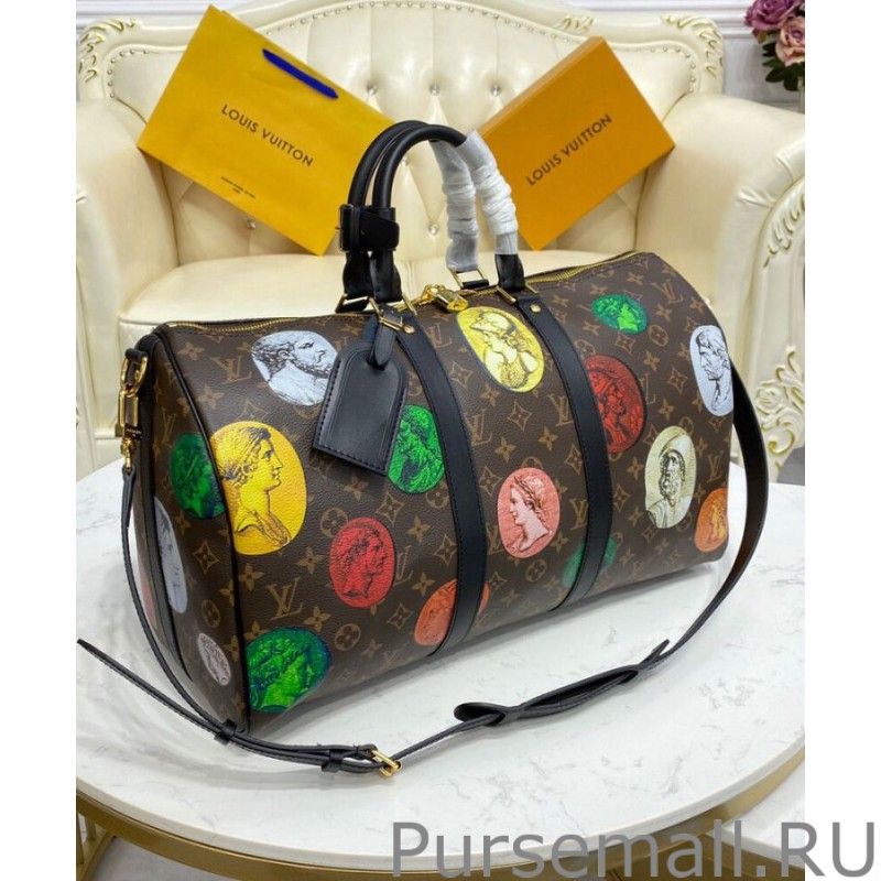 Keepall Bandouliere 45 Bag M59261 Brown