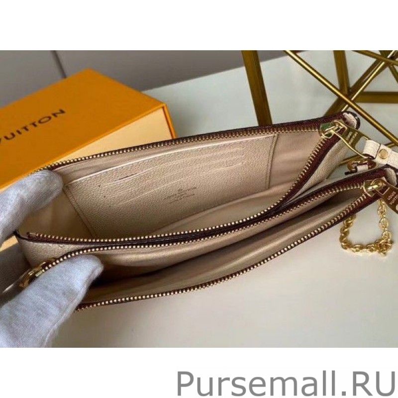 Pochette Double Zip Monogram Empreinte M80084