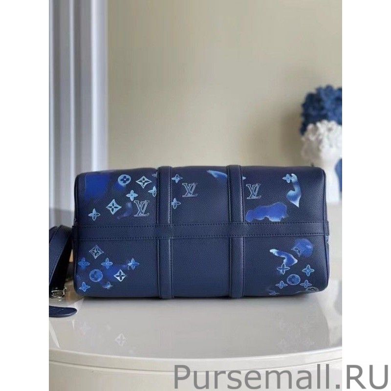 Keepall Bandouliere 40 Ink Watercolor M57845