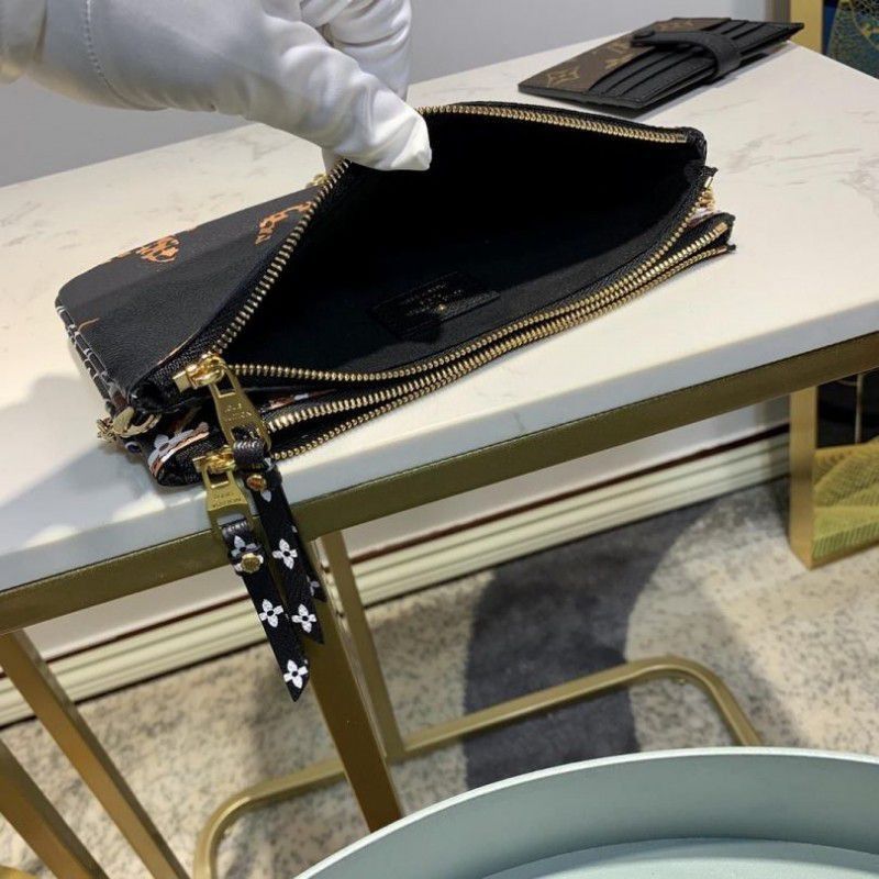 Pochette Double Zip Bag M67874