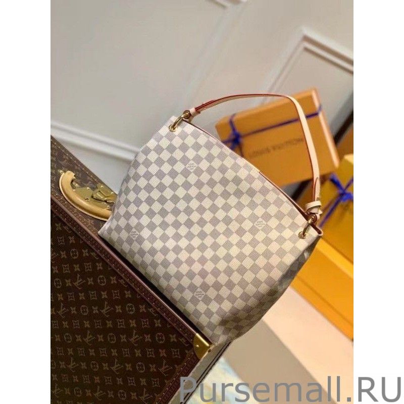 Graceful PM Bag Damier Azur N42249