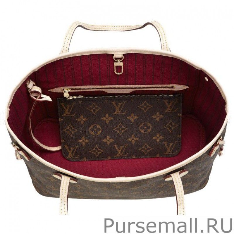 Neverfull PM Monogram Canvas M41001 Fuchsia