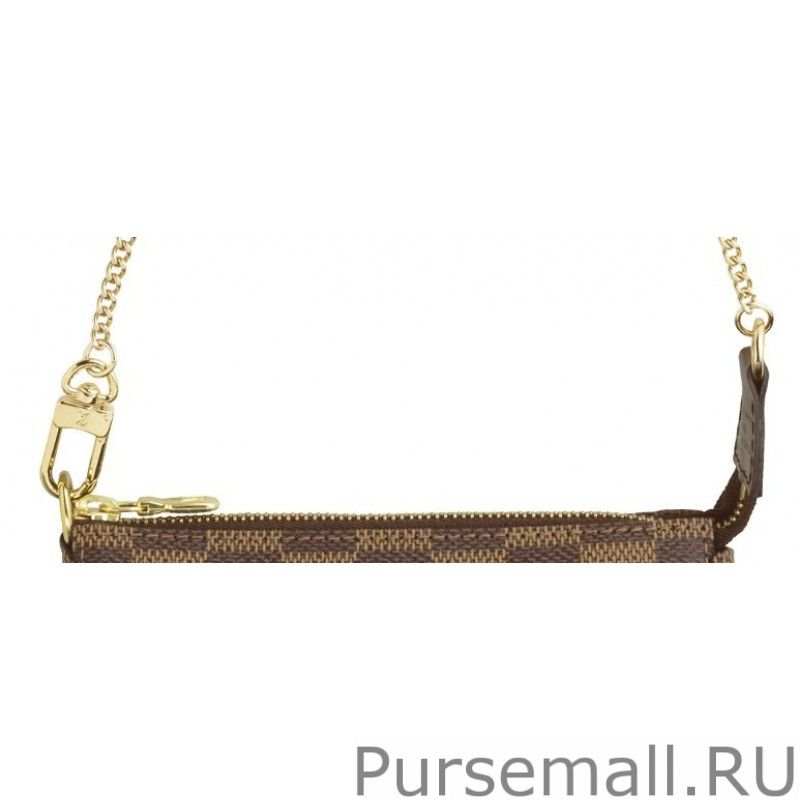 Mini Pochette Accessoires Damier Ebene N58009