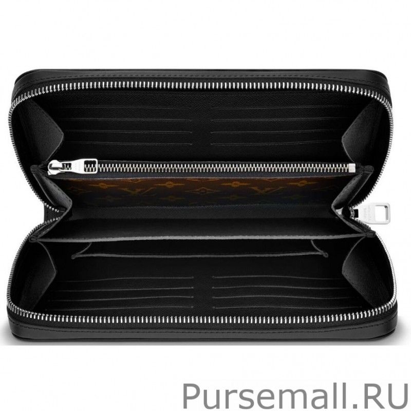 Zippy XL Wallet Monogram Macassar M61506