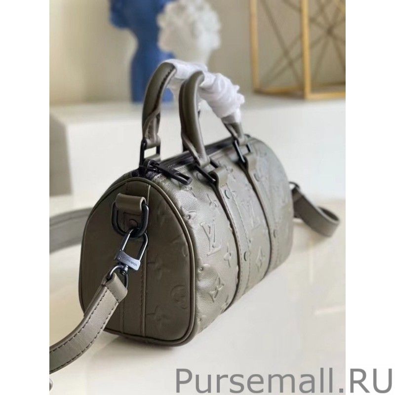 Keepall XS Bag Monogram Seal Leather M57961