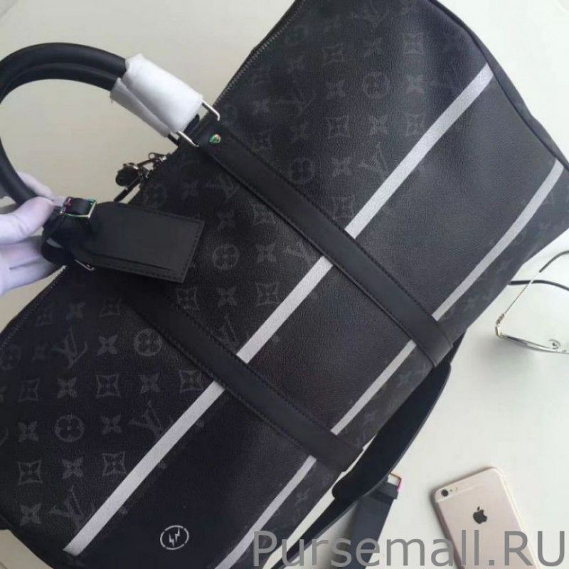Keepall Bandoulière 45 Monogram Eclipse Flash M43413