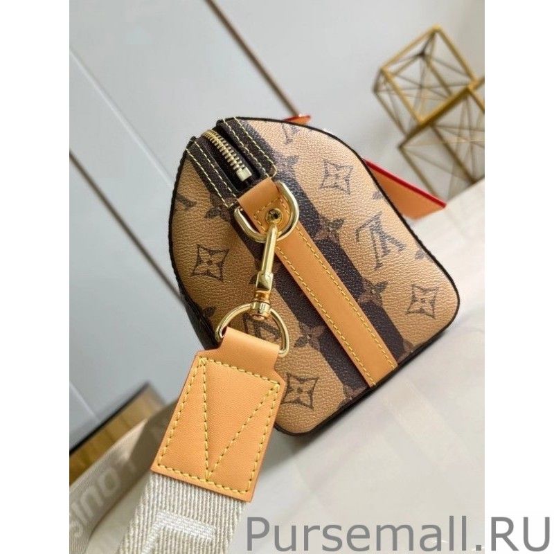 City Keepall Bag Monogram Stripes M45963