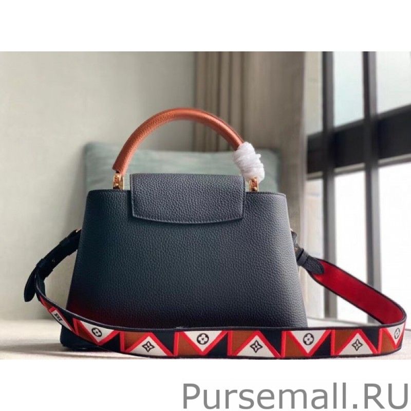 Capucines MM Bag In Black Leather M59020