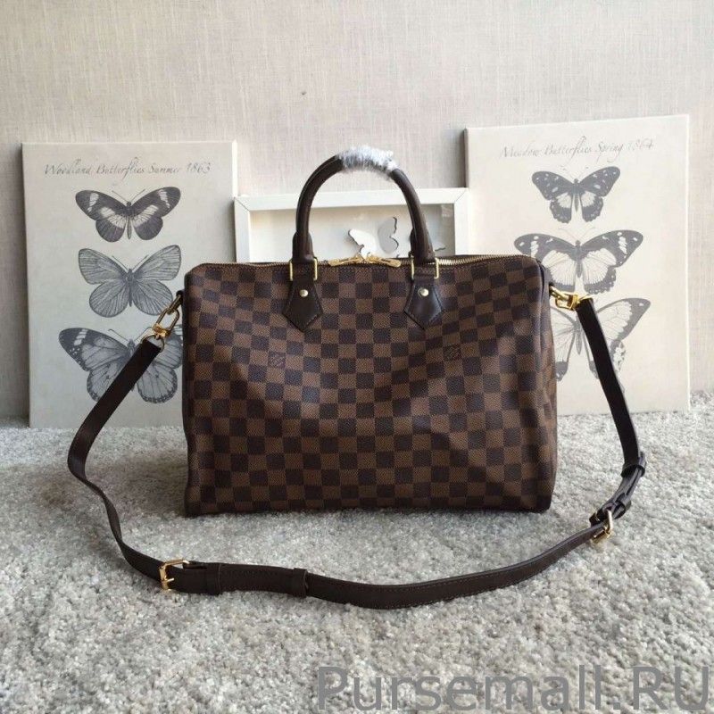 Speedy Bandoulière 35 Damier Ebene N41366