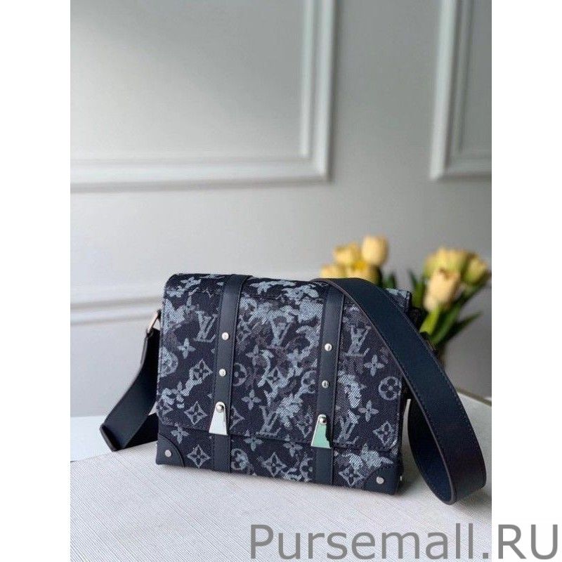 Trunk Messenger Bag Monogram Tapestry M57282
