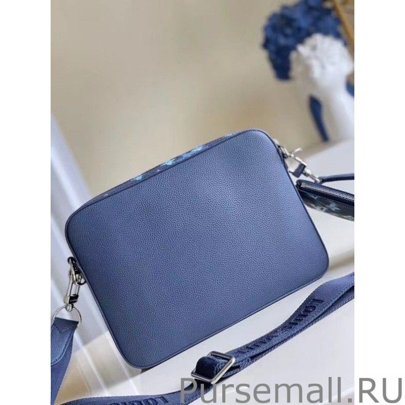 Trio Messenger Bag Ink Watercolor M57840