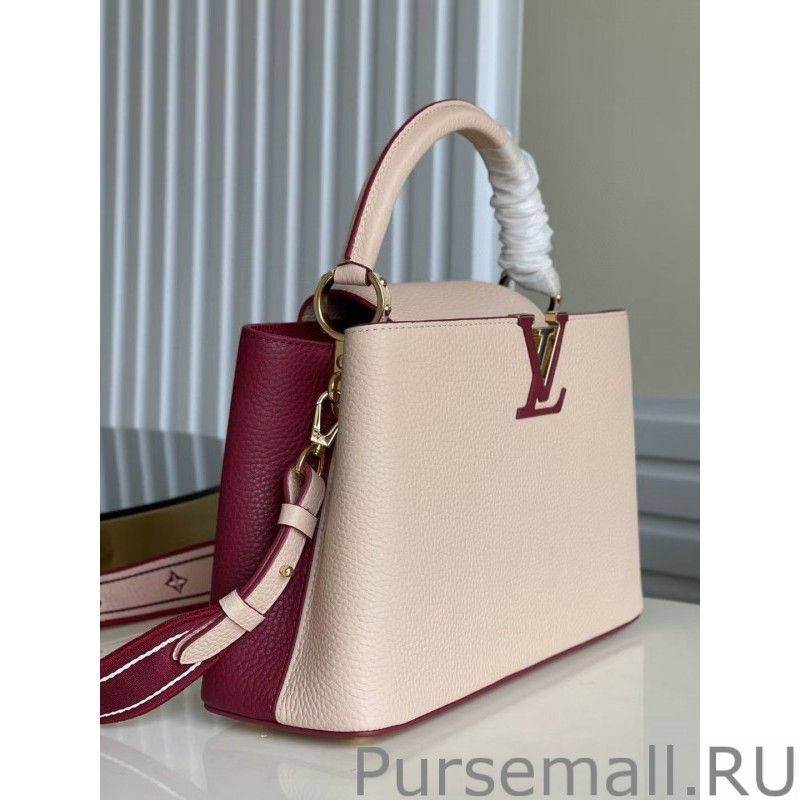 Capucines MM Bag In Bicolor Leather M58610