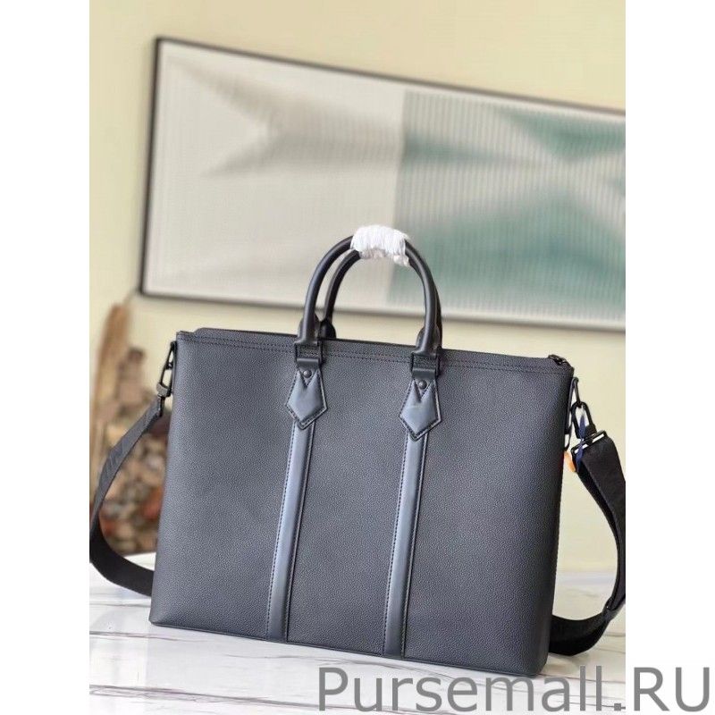 Lock It Tote In Aerogram Leather M59158