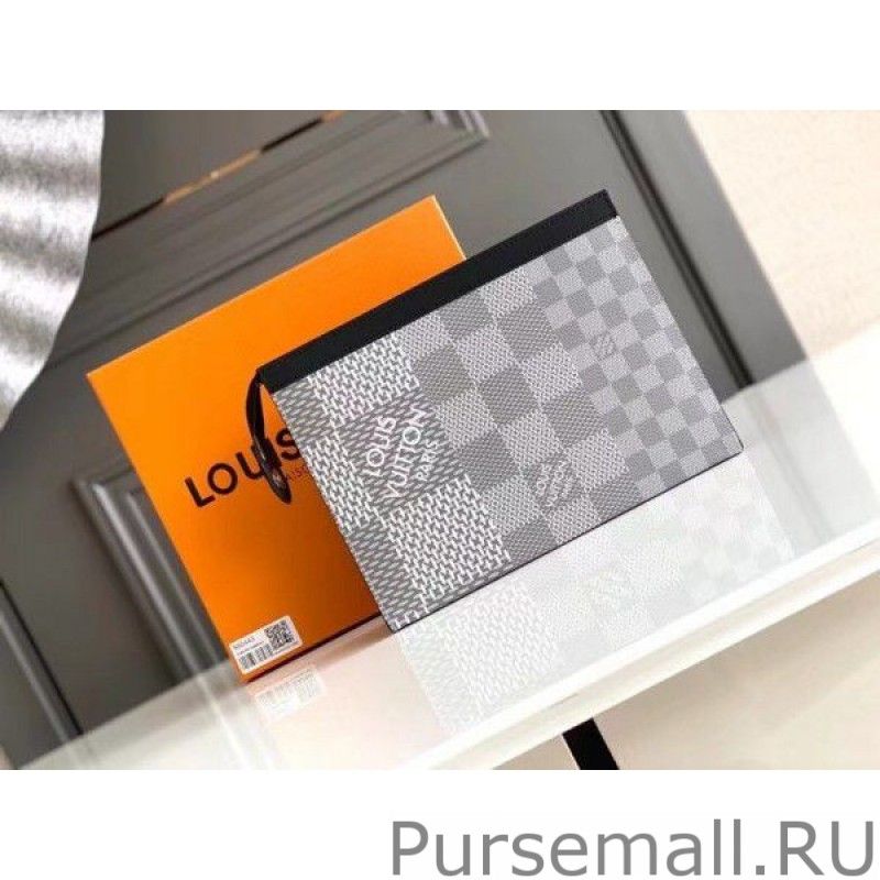 Pochette Voyage MM Damier Graphite 3D N60443