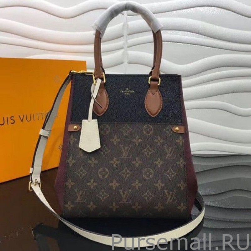 Fold Tote MM Monogram Calfskin M45409