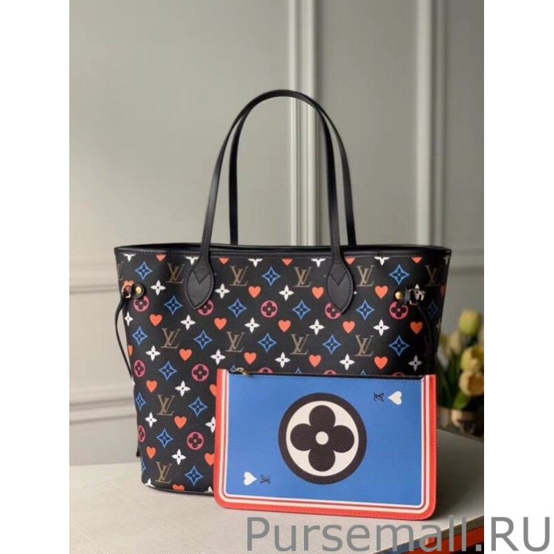 Game On Neverfull MM Black Bag M57483