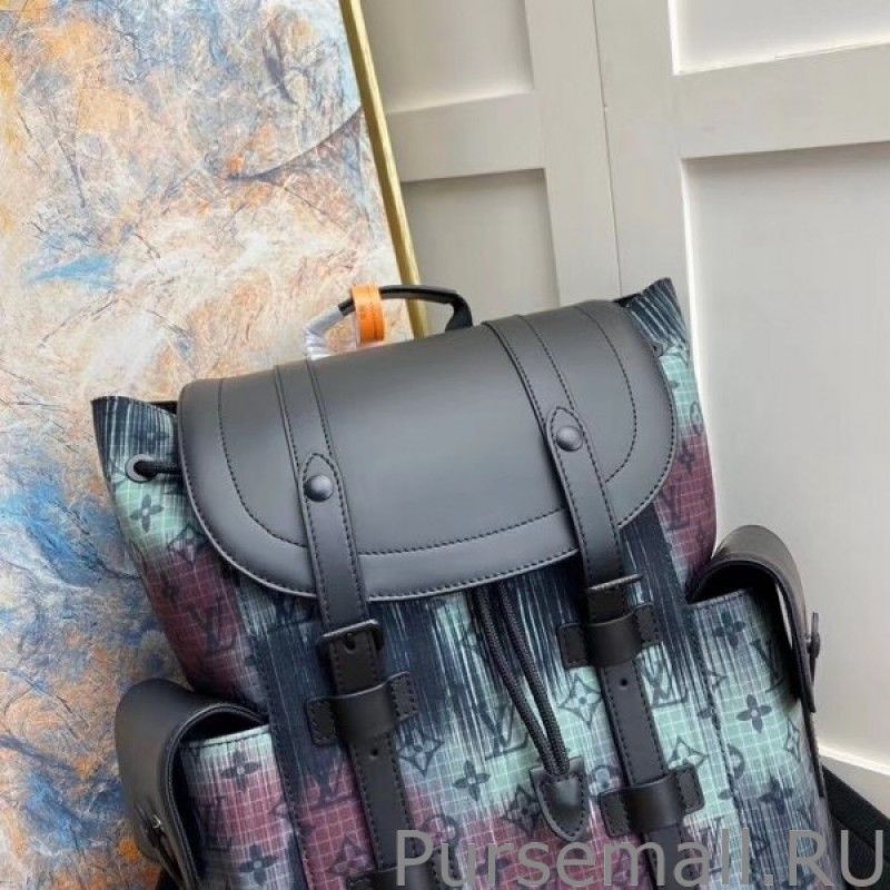 Christopher PM Backpack Monogram Camouflage M56411