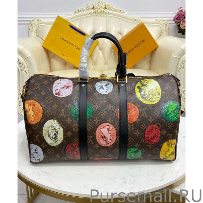 Keepall Bandouliere 45 Bag M59261 Brown