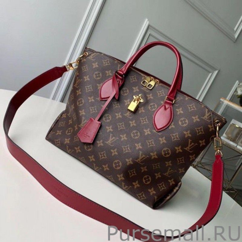 Flower Zipped Tote MM Monogram M44348