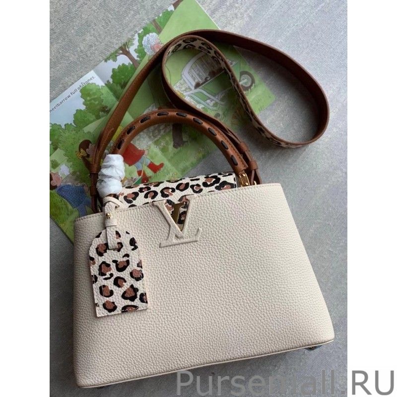 Capucines MM Bag with Leopard Print M58575