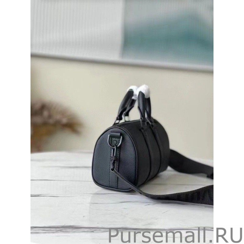 Keepall XS Bag Black Aerogram Leather M80950