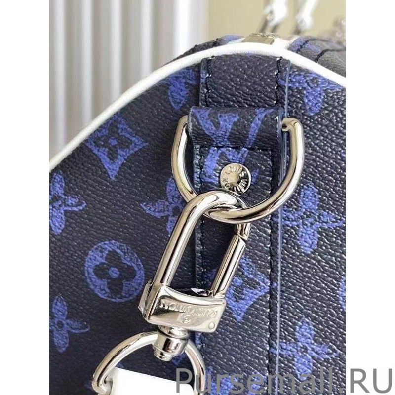 Keepall Bandouliere 55 Blue Monogram M45874