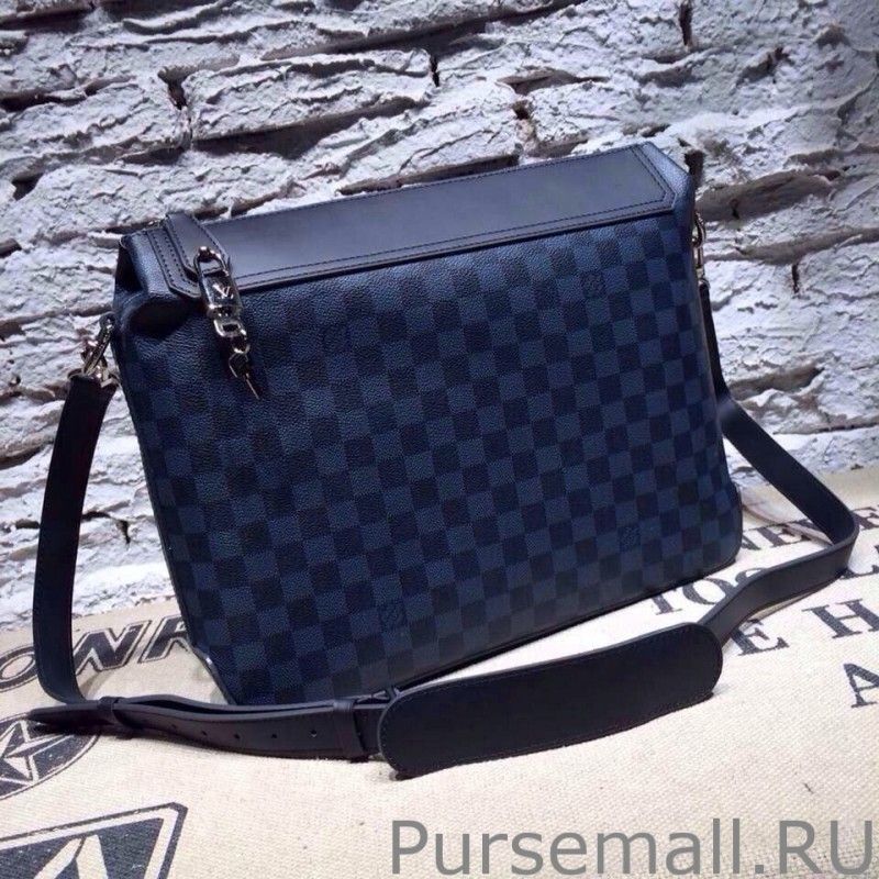 Messenger Greenwich Damier Cobalt N41348