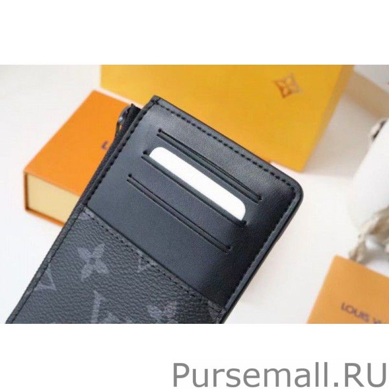 Multi Card Holder Trunk Monogram Eclipse M80556