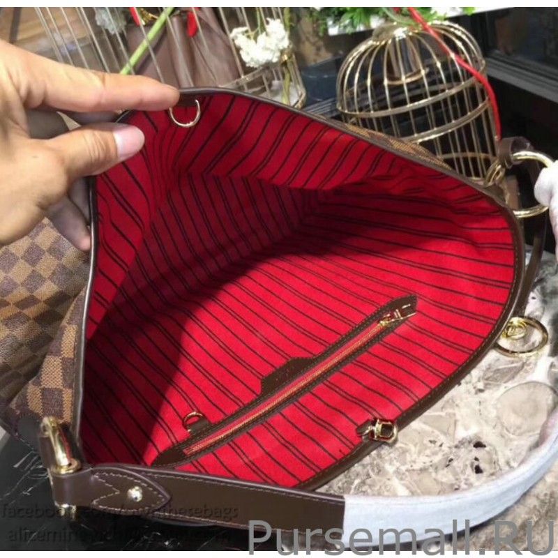 Delightful MM Damier Ebene Canvas N41460