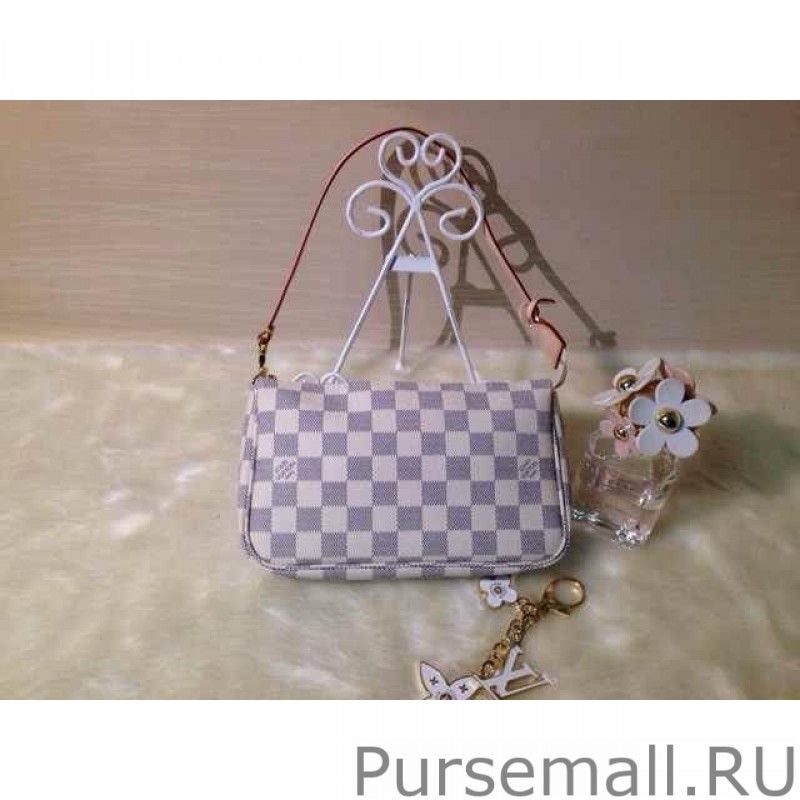 Pochette Accessoires Damier Azur Canvas N51986